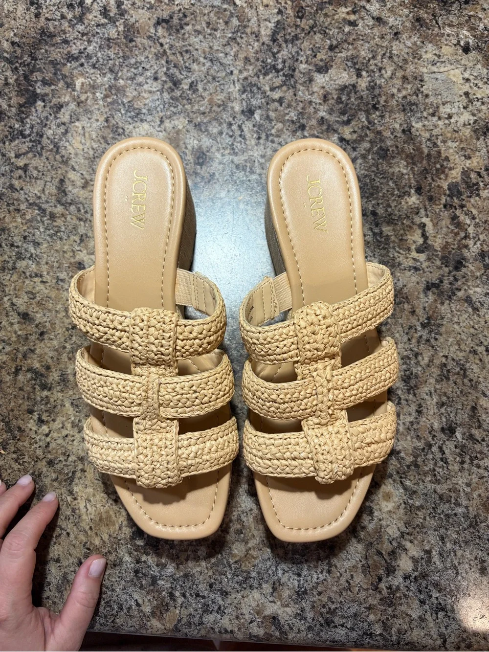 J Crew Factory - Fisherman flat-form wedges